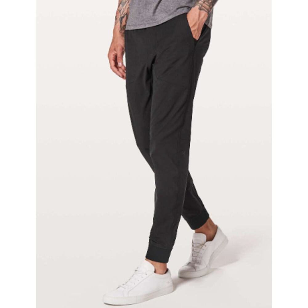 Lululemon Men's ABC Jogger Pants Warpstreme Black Medium Athleisure‎ Casual Run